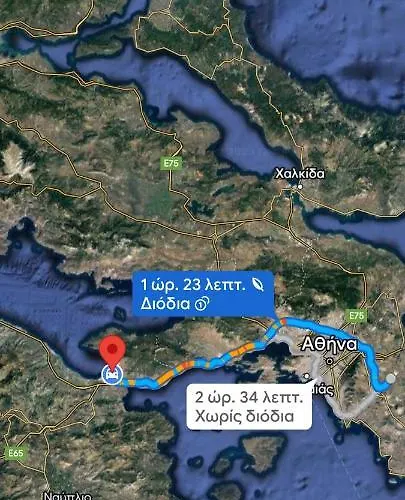 Poseidonia 75sqm Canal Apartamento Corinth